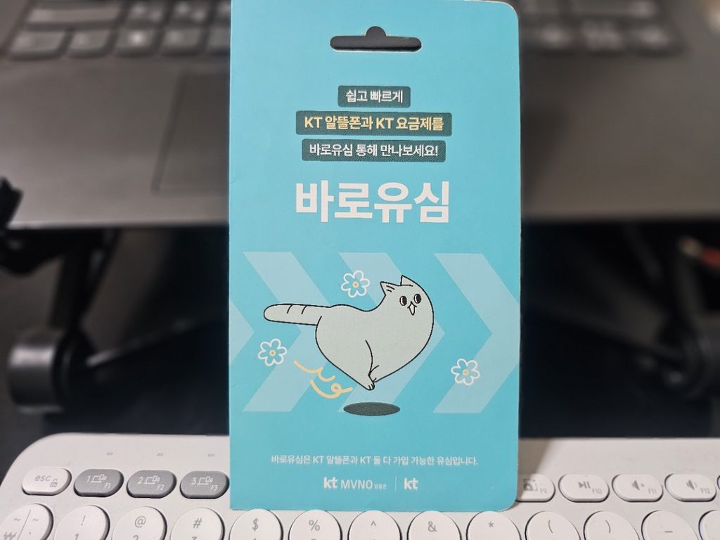 KT 바로유심 선불폰 유심 구매
